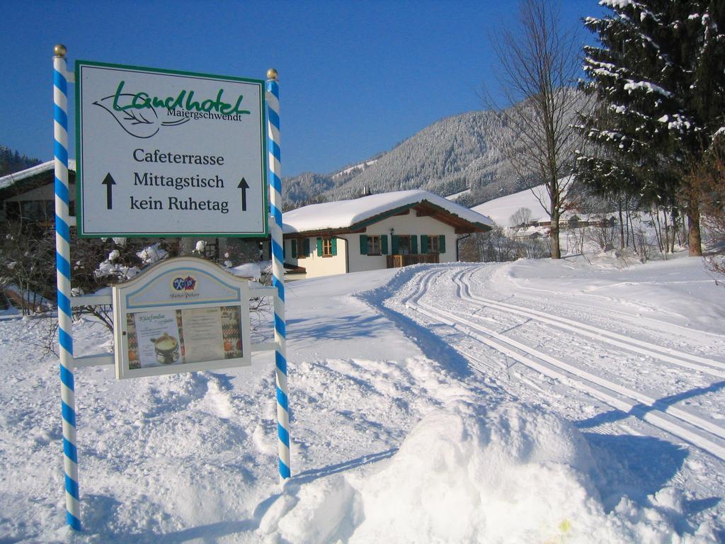 Landhotel Maiergschwendt Ruhpolding Dış mekan fotoğraf